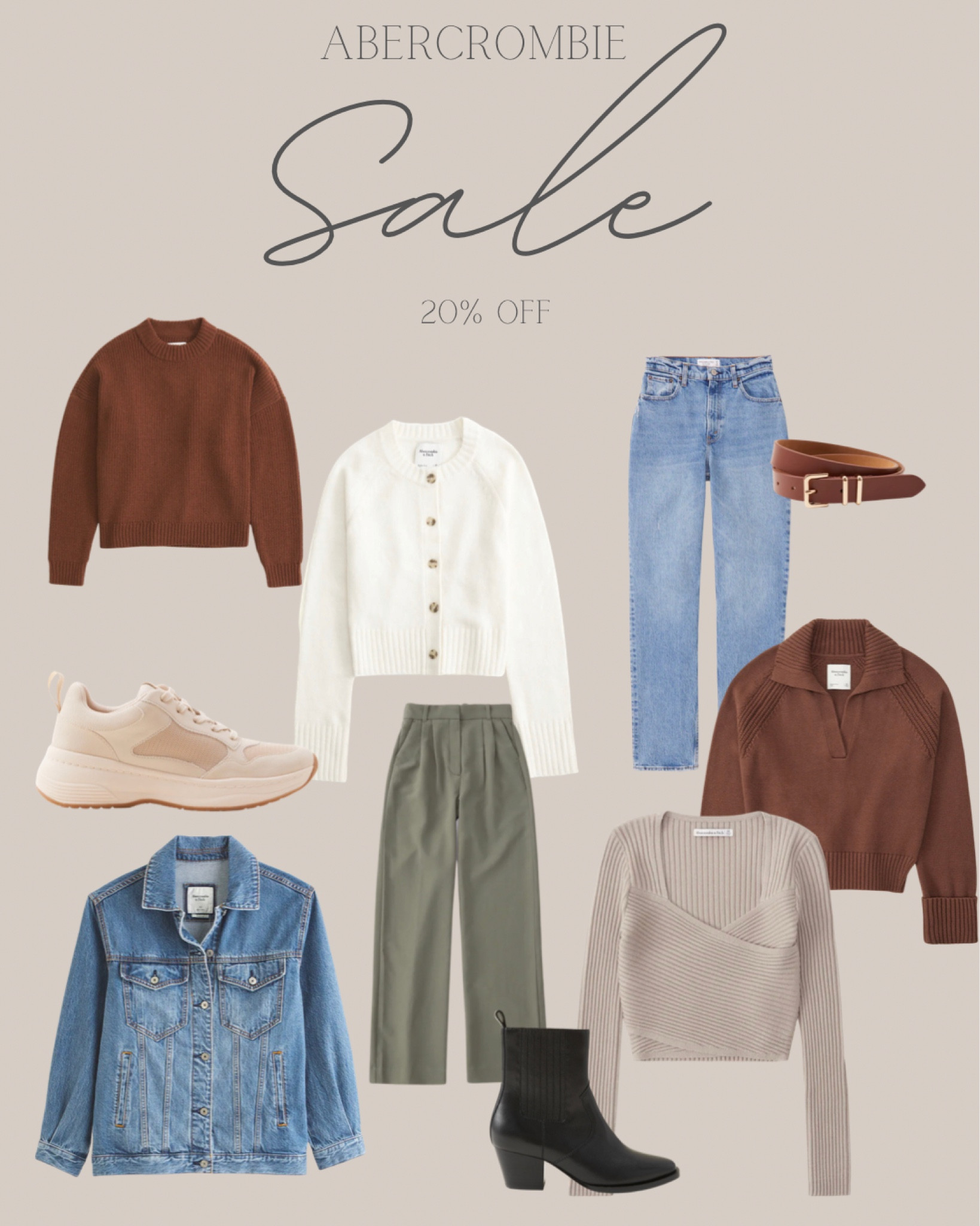 Abercrombie - S A L E 
20% Off - Shop our Fall favorites! 

#LTKSeasonal #LTKstyletip #LTKSale