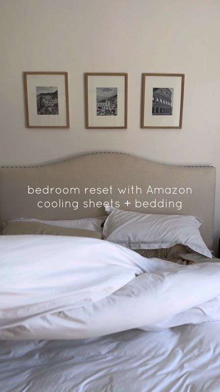 Bedroom spring reset with cooling sheets and blankets 

#LTKhome