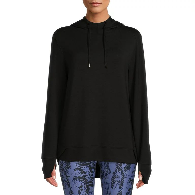 Athletic Works Women's Athleisure Mock Neck Hoodie | Walmart (US)