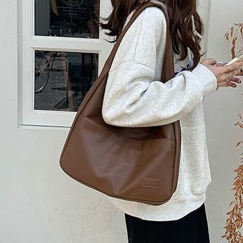 Pocadri Women Tote Handbags Chic Vegan Leather Tote Bag Purse Stylish Casual Trendy Large Soft Sh... | Amazon (US)