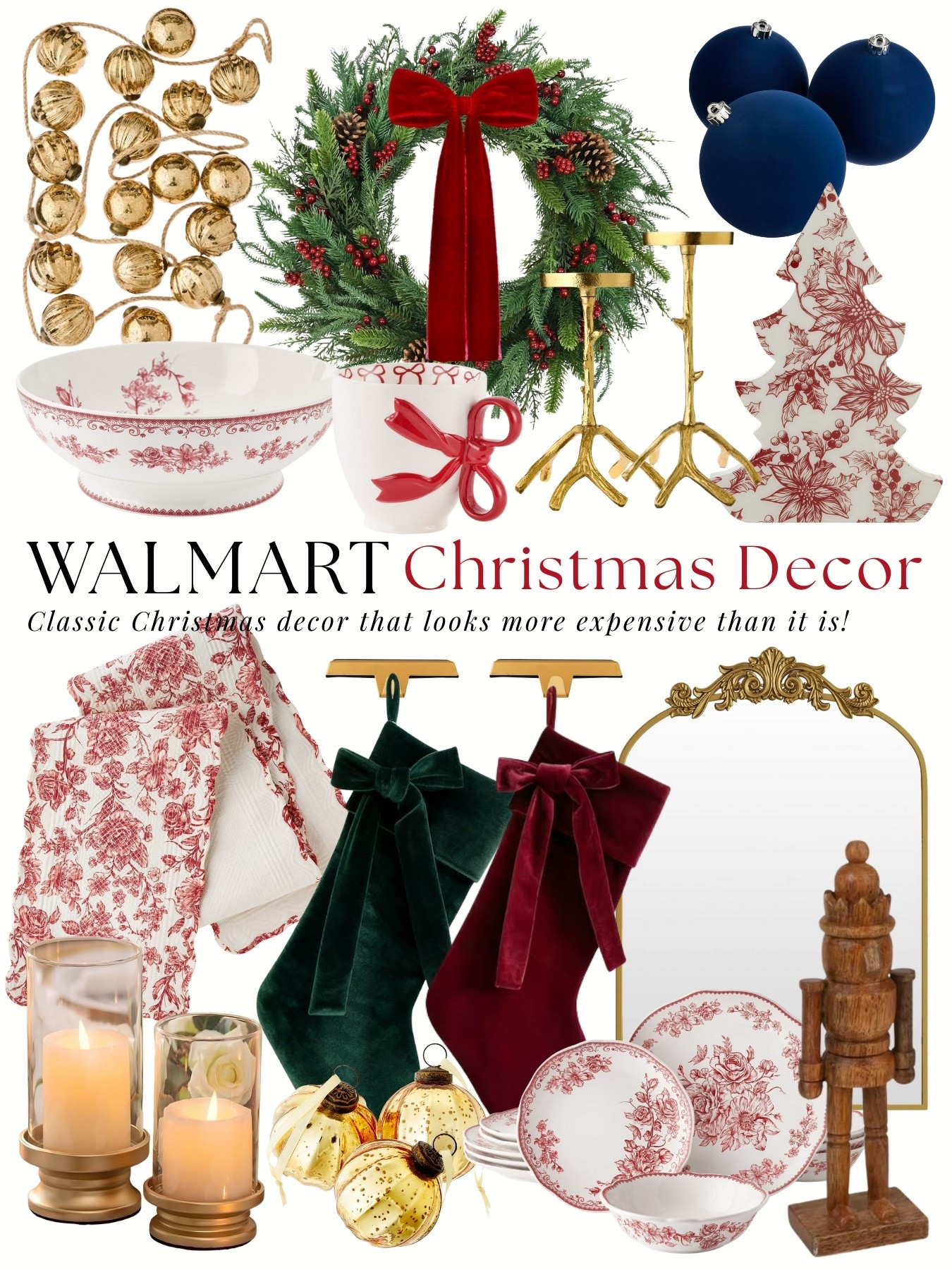 Walmart Christmas decor that looks more expensive than it is! 

classic christmas decor, ralph lauren inspired christmas, grandmillennial christmas tree, traditional holiday decorating, plaid ribbon christmas tree, velvet bow ornaments, timeless holiday style, cozy christmas aesthetic, elegant christmas home, festive living room decor, preppy christmas style, holiday home inspiration, christmas tree styling ideas, classic holiday vibes, traditional christmas colors

#LTKSeasonal #LTKHoliday #LTKHome