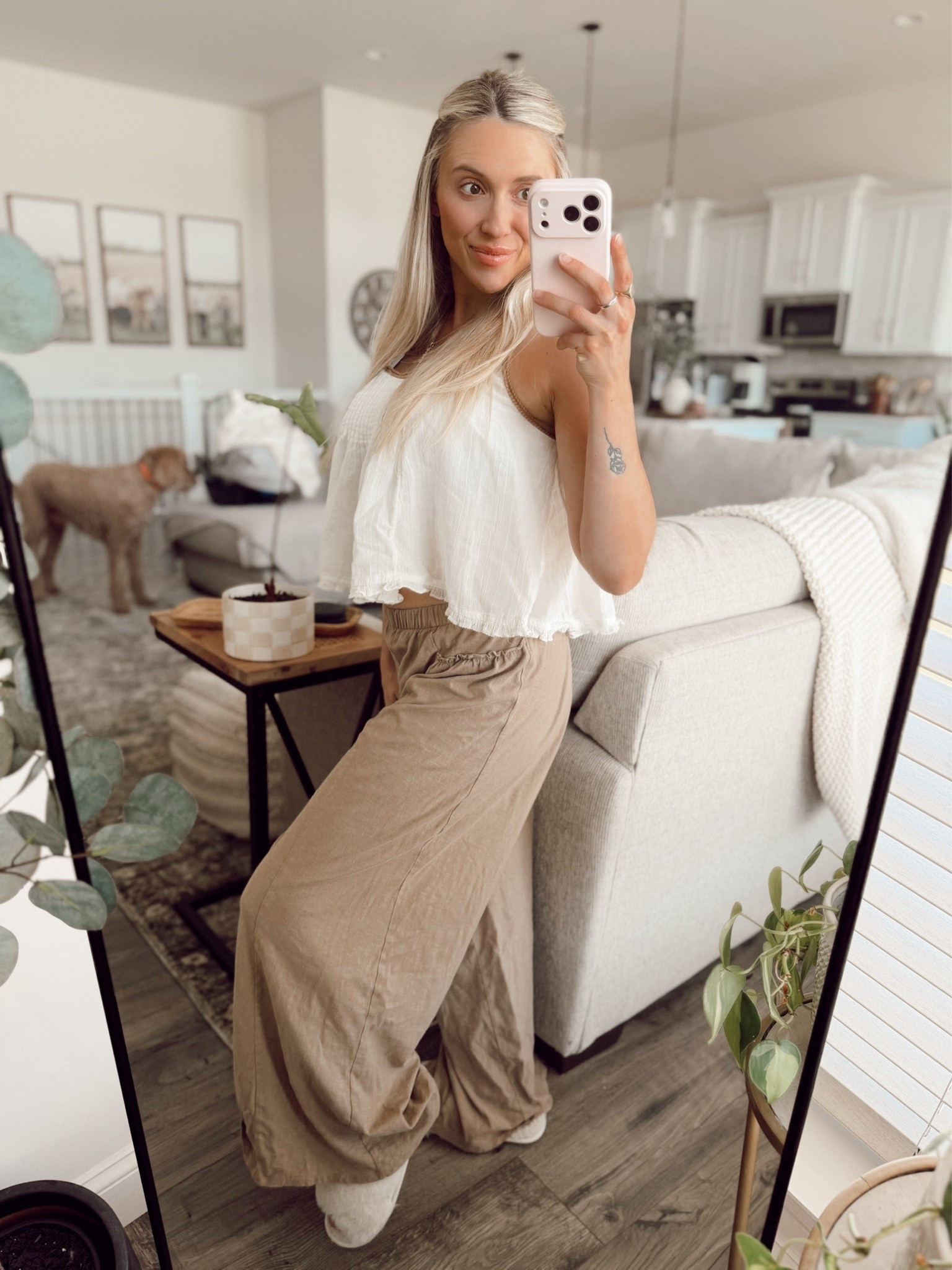 Obsessed with this fit from @aerie 
XS top XS short pants - could have done a small in the tank for the girls!

#LTKmomlife #LTKootd #LTKdayinmylife