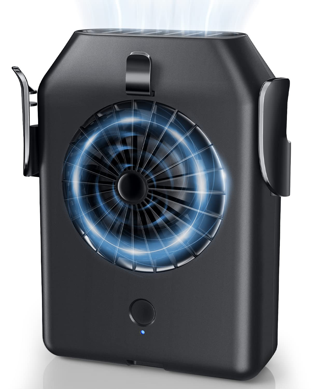 Portable Fan 10000mAh Rechargeable, Mini Waist Fan With Max 24H Working Time, 3 Speeds 5100RPM Strong Airflow Wearable Personal Clip Fan Belt Fan for Outdoor, Jobsite, Farms, Traveling, Fishing | Amazon (US)