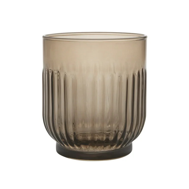 Better Homes & Gardens 4-Piece Amber Lowball Glassware Set by Dave & Jenny Marrs | Walmart (US)