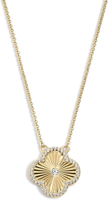Electric Picks Clover Necklace – Women’s Versatile 14kt Gold Plated Necklace, Lucky Icon Desi... | Amazon (US)