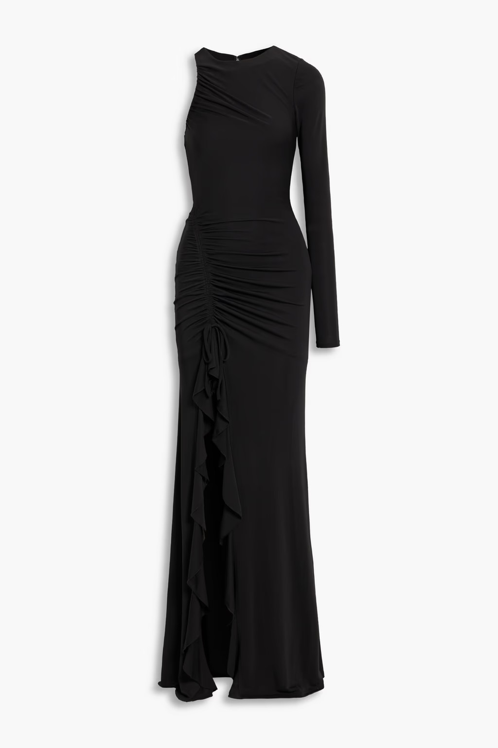 Korine one-sleeve ruched stretch-jersey maxi dress | The Outnet (UK and Europe)