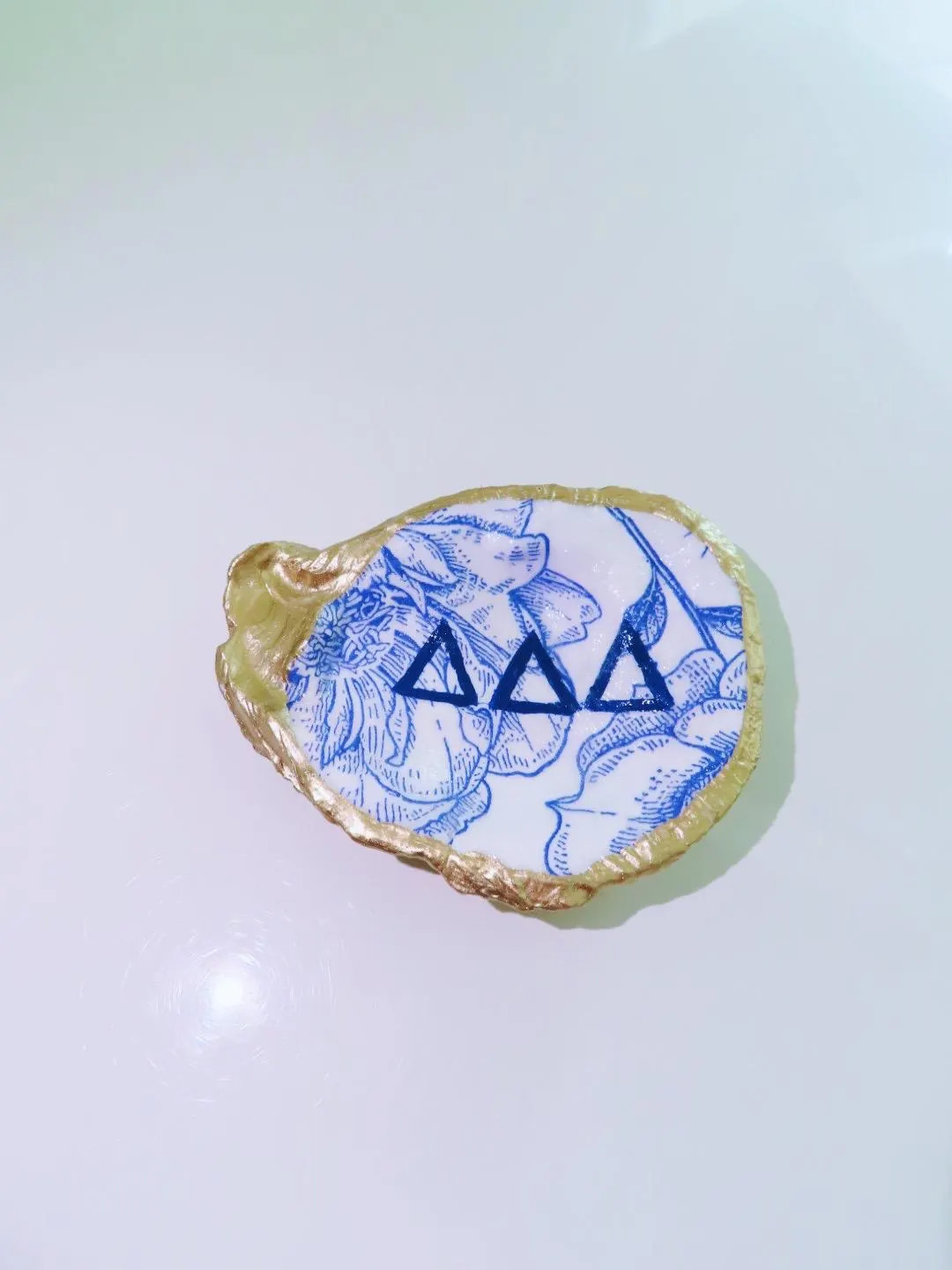 Decorative Oyster Shell Jewelry Tray, Bedside Dish, Sorority Decor, Big Little Gift, Sorority Gif... | Etsy (US)