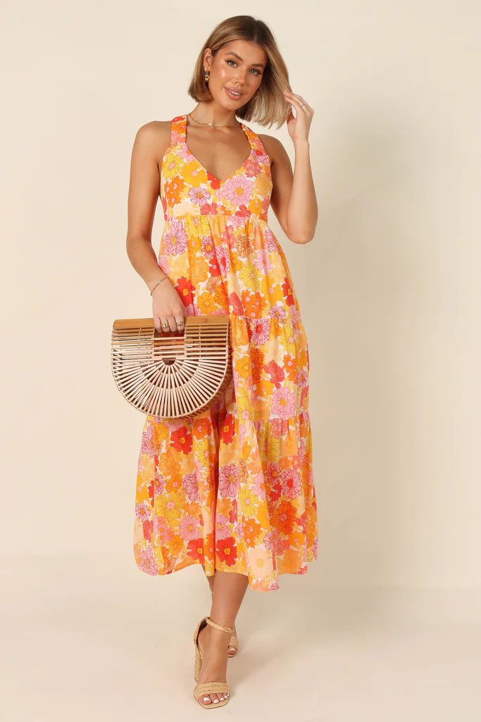 Modest Dress - Orange | Petal & Pup (US)