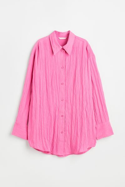 H&M+ Crinkled Chiffon Shirt | H&M (US + CA)