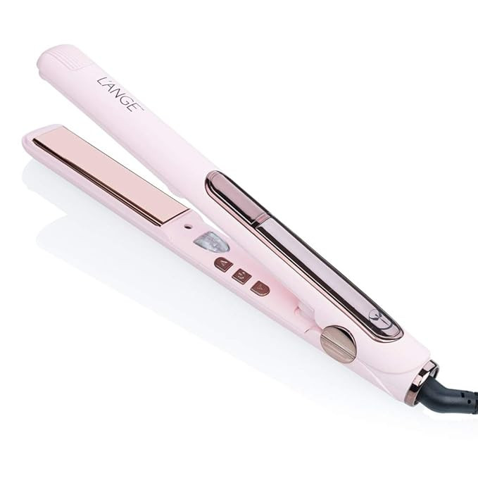 L'ANGE HAIR Le Rêve Blush Titanium Straightener - 2 in 1 Ceramic Hair Straightener - Titanium Ha... | Amazon (US)