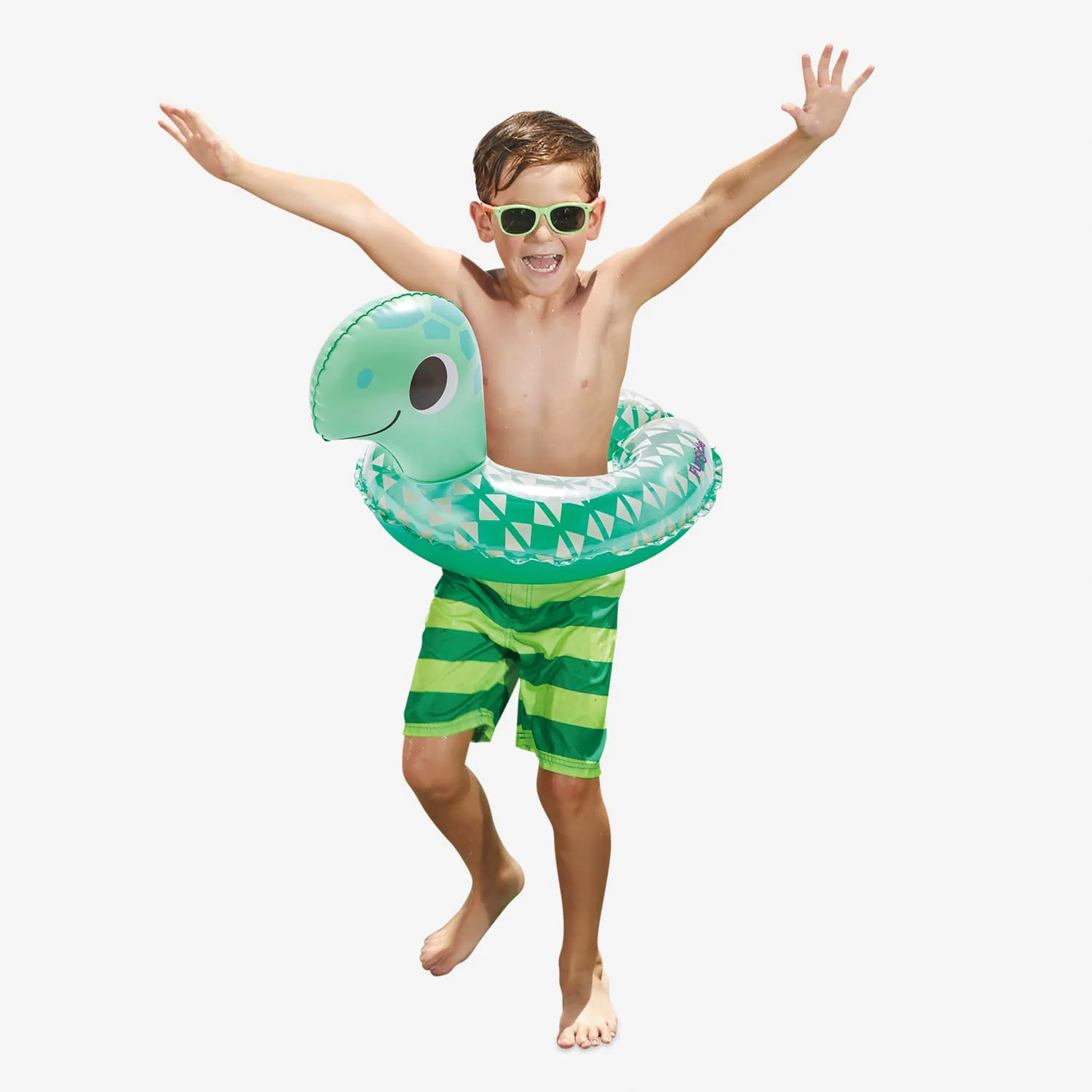 Funsicle Teeny Turtle Inflatable Split Ring 18-in Kids Pool Float one_size | K20222000 | Lowe's