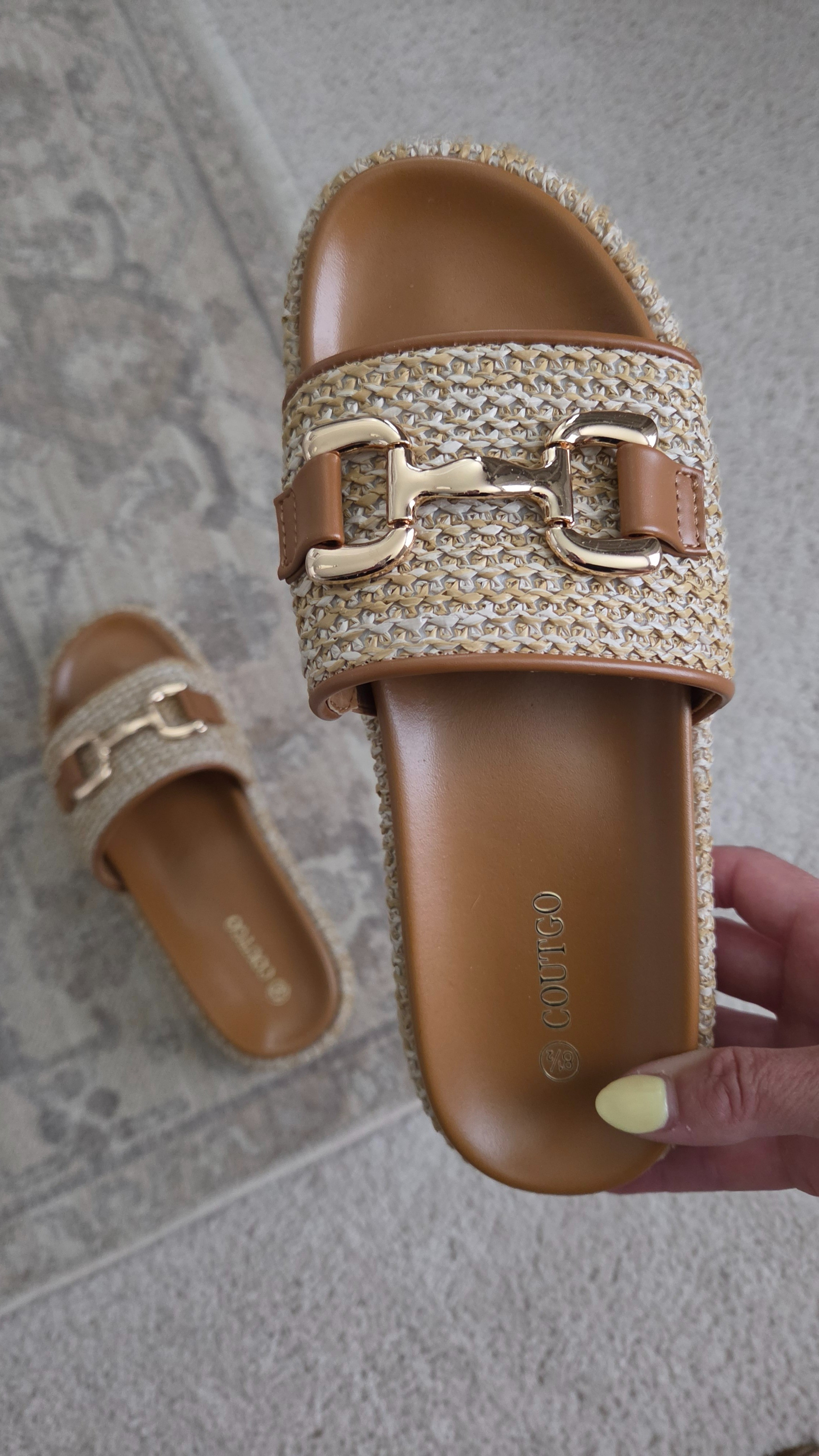 Step into summer with these gorgeous woven platform slides featuring a chic gold horsebit detail. They are the perfect blend of comfort and style to elevate any casual warm-weather look. #summerstyle #amazonsandals #platformslides #casualchic

#LTKootd #LTKTravel #LTKSwim