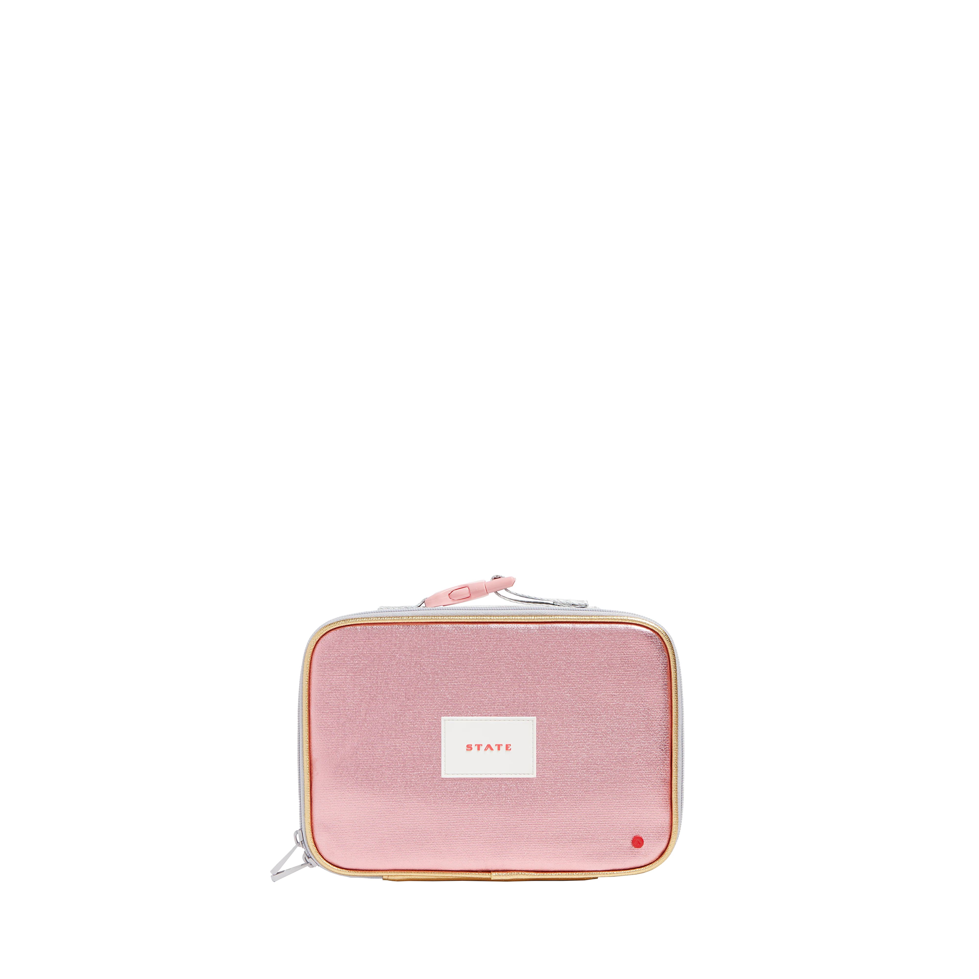 STATE Bags | Rodgers Lunch Box Metallic Pink/Silver | STATE Bags