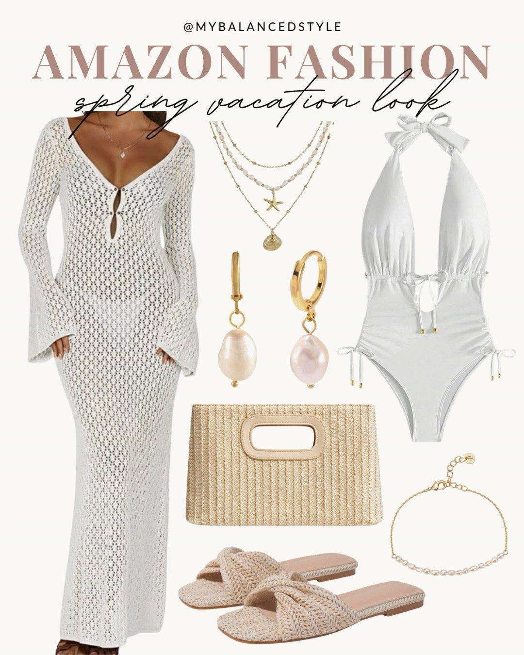 Amazon spring vacation look

bikini with linen button down
oversized shirt beach coverup
crochet set beach outfit
high waisted bikini look
one piece with sarong
flowy maxi skirt beach look
matching two piece set beach
tank and denim shorts beach
sun hat and slides outfit

#LTKSeasonal #LTKootd #LTKSwim