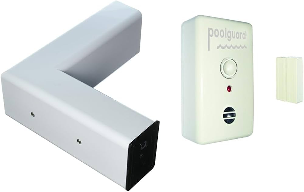 Poolguard PGRM-2 In-Ground Pool Alarm, White & DAPT-2 Water Hazard Pool Door Alarm, White | Amazon (US)