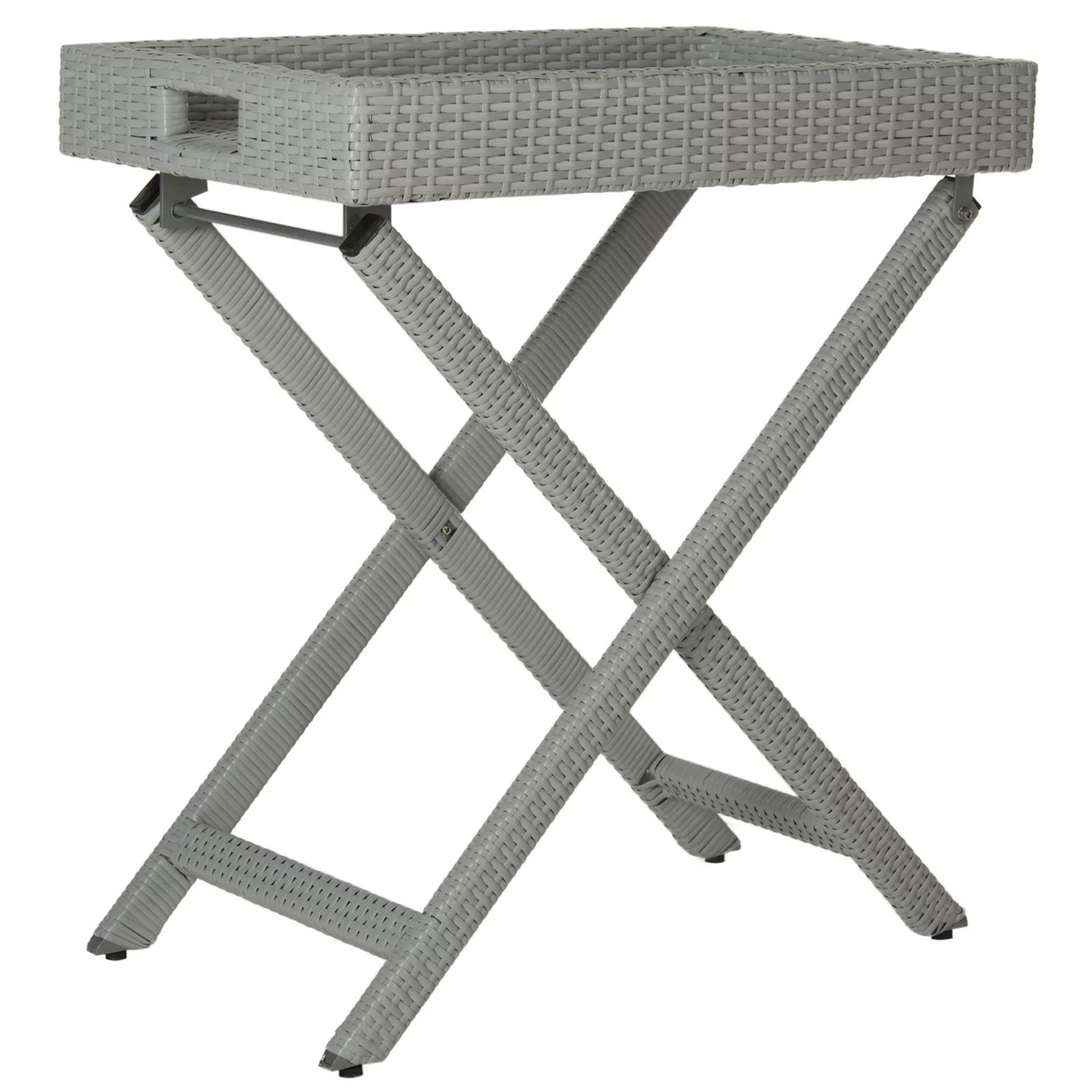 Safavieh Bardia Folding Tray Table, Grey | Kohl's