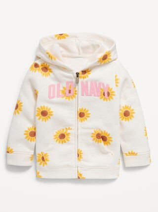 Printed Logo-Graphic Zip Hoodie for Baby | Old Navy (US)