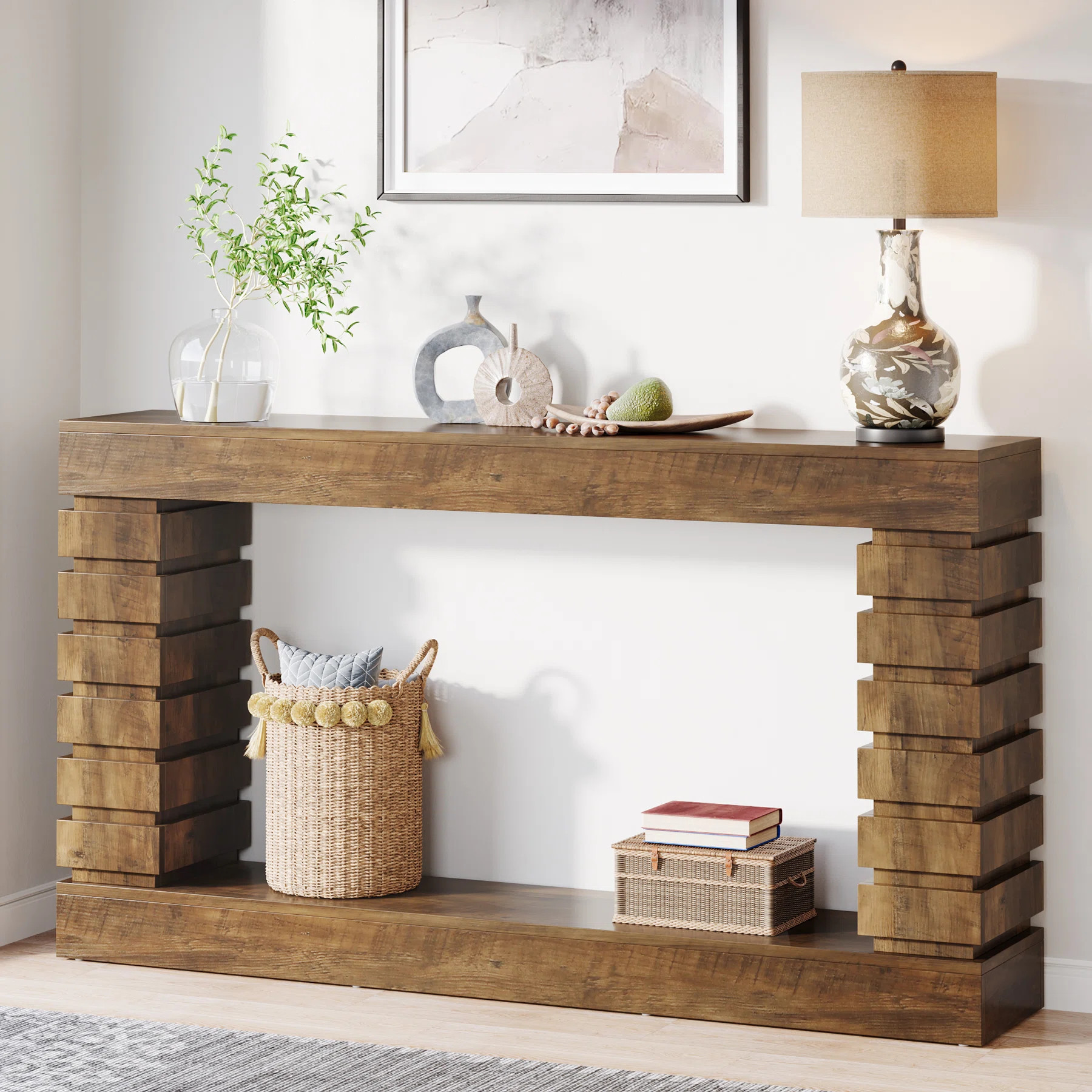 70.8 Inch Console Table Long Narrow Sofa Table For Entryway Living Room | Wayfair North America