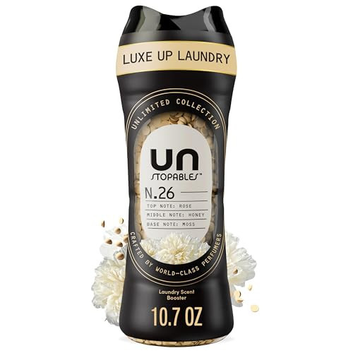 Downy Unstopables Unlimited Collection In-Wash Laundry Scent Booster Beads, No. 26, Fine Fragrance, Long-Lasting Fresh Scent Beads, 10.7 oz | Amazon (US)
