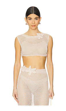 Bananhot Yoko Shirt in Knitted Sand from Revolve.com | Revolve Clothing (Global)