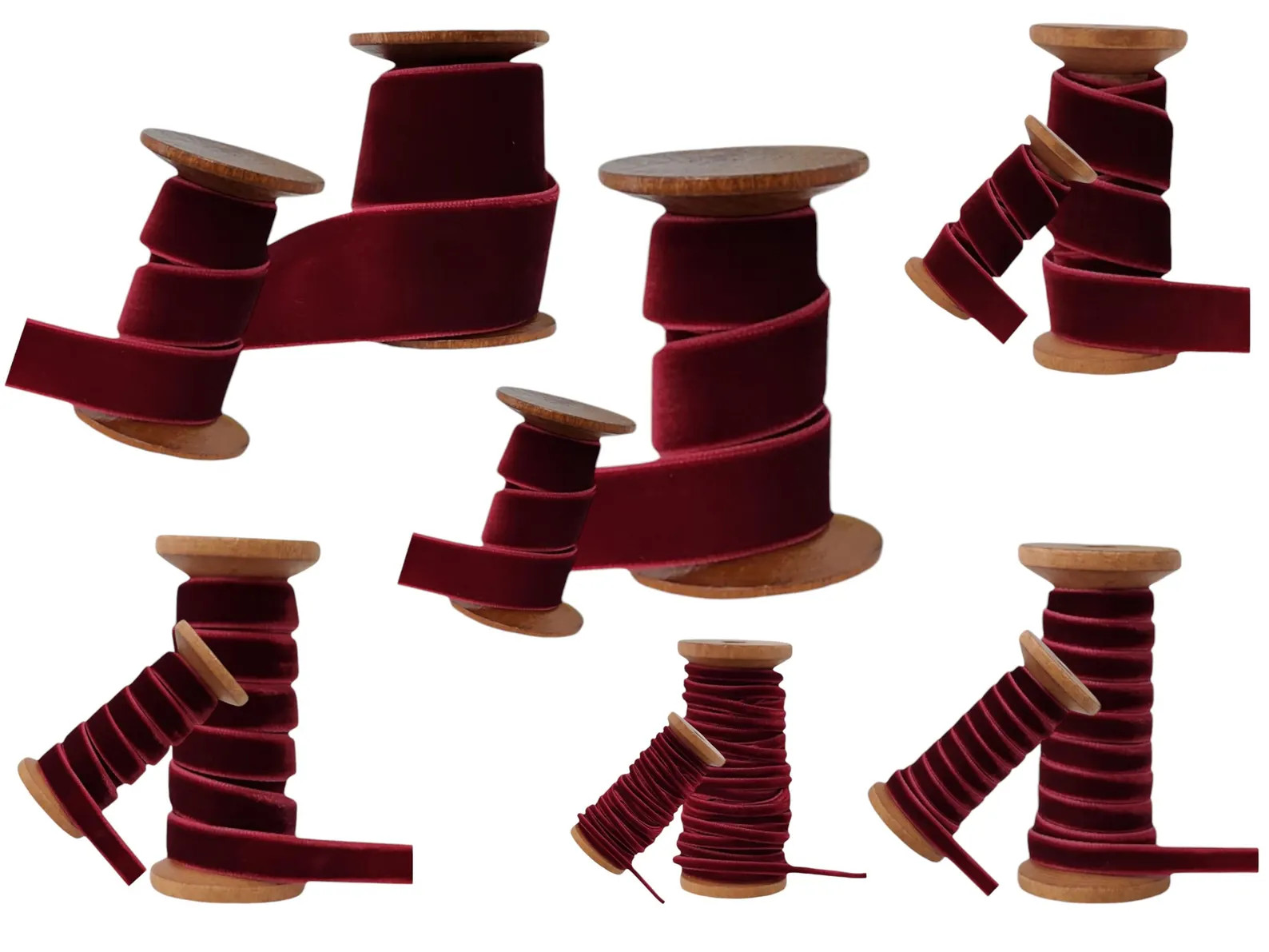 Burgundy Luxury Velvet Ribbon 3mm 5mm 7mm 10mm 13mm 16mm 20mm 25mm 38mm 50mm - Etsy | Etsy (US)