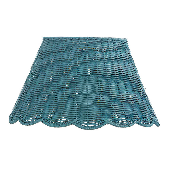 Scalloped Wicker Lamp Shade | Ballard Designs, Inc.