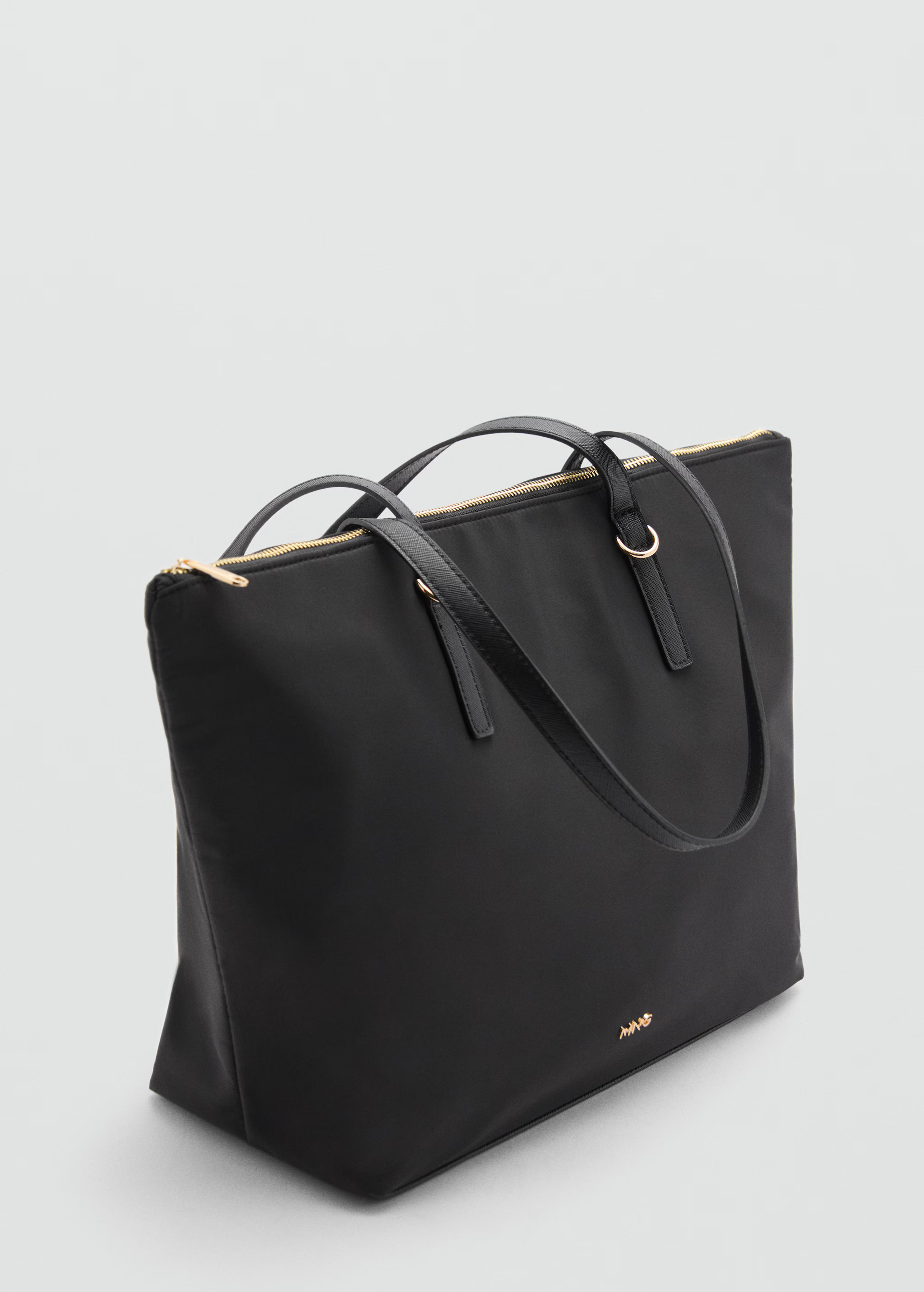 Nylon shopper bag - Woman | MANGO United Kingdom | MANGO (UK)