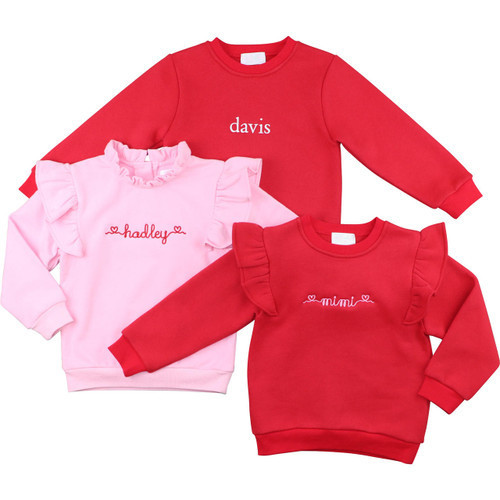 Red Sweatshirt | Cecil and Lou