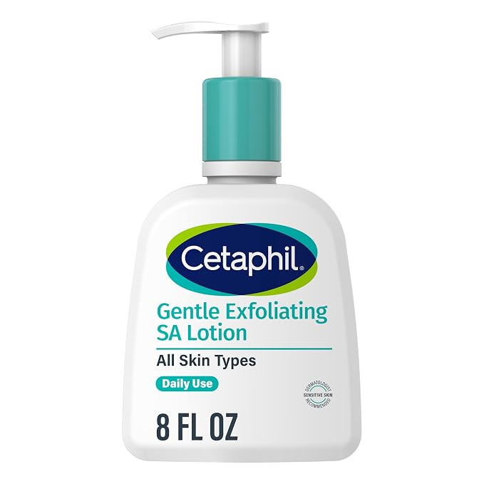 Cetaphil Gentle Exfoliating SA Lotion, Lightweight Moisturizer for All Skin Types, 8 Oz Pump Bott... | Amazon (US)
