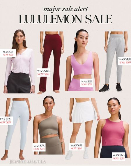 Lululemon sale finds 🙌🏻🙌🏻

Leggings, sports bras, tennis skirt 
Athletic wear, workout gear

#LTKstyletip #LTKfitness #LTKsalealert