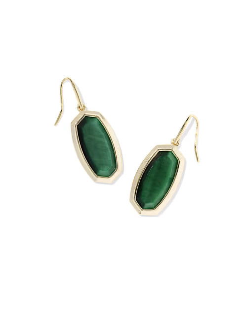 Dani Bezel Gold Drop Earrings | Kendra Scott | Kendra Scott