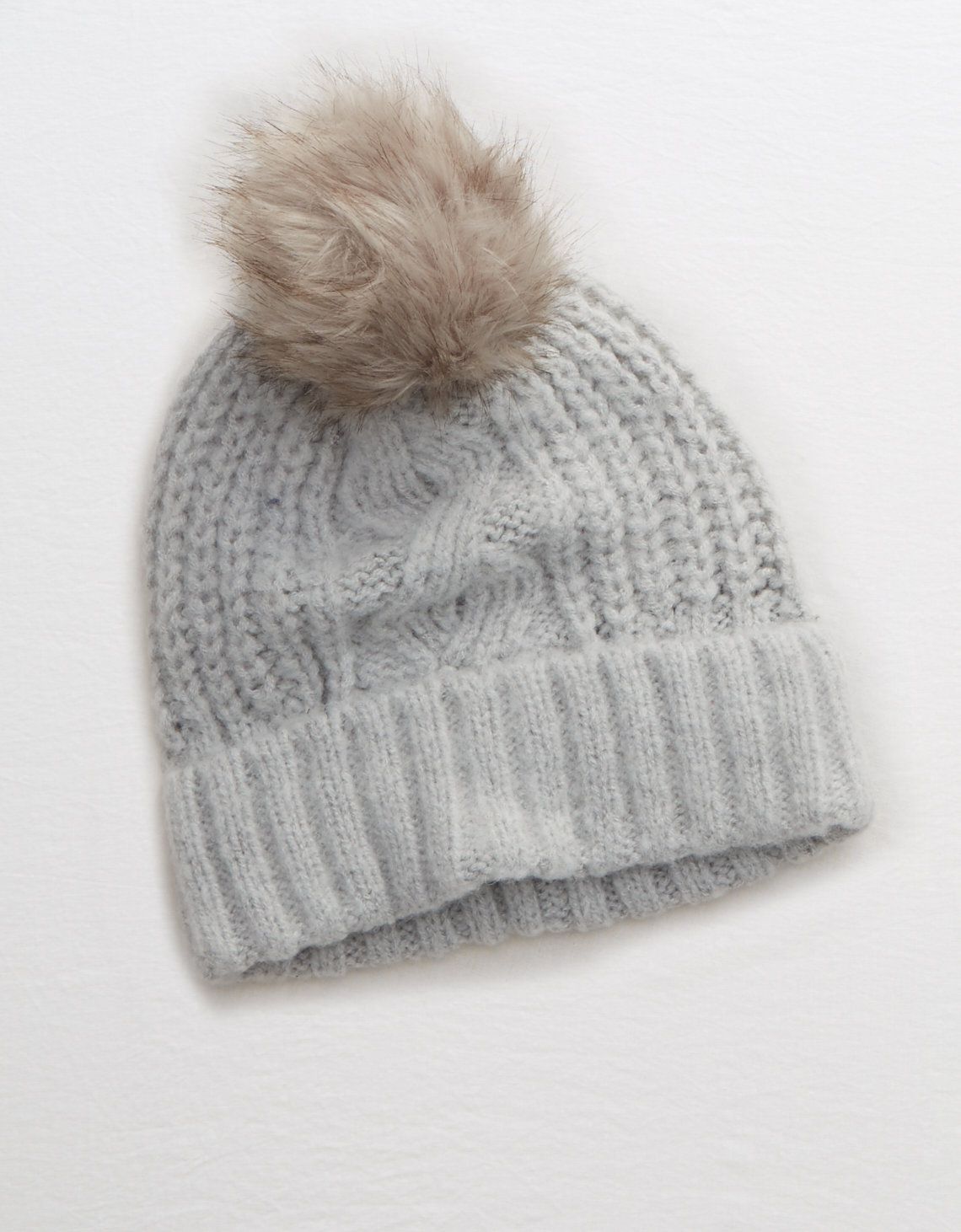 Aerie Cable Pom Beanie | American Eagle Outfitters (US & CA)