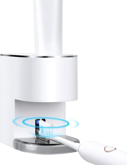 Automatic Toothpaste Dispenser Wall Mounted: White Electric 6 Adjustable Levels Auto Toothpaste S... | Amazon (US)