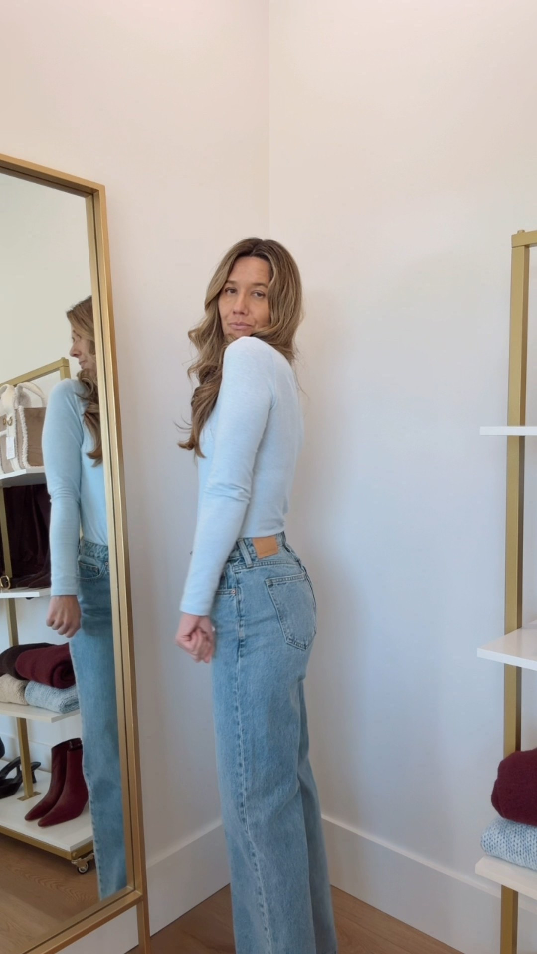 Aritzia 90s iggy comparison
These are curve fit 25
I also have regular fit in 26

#LTKOver40