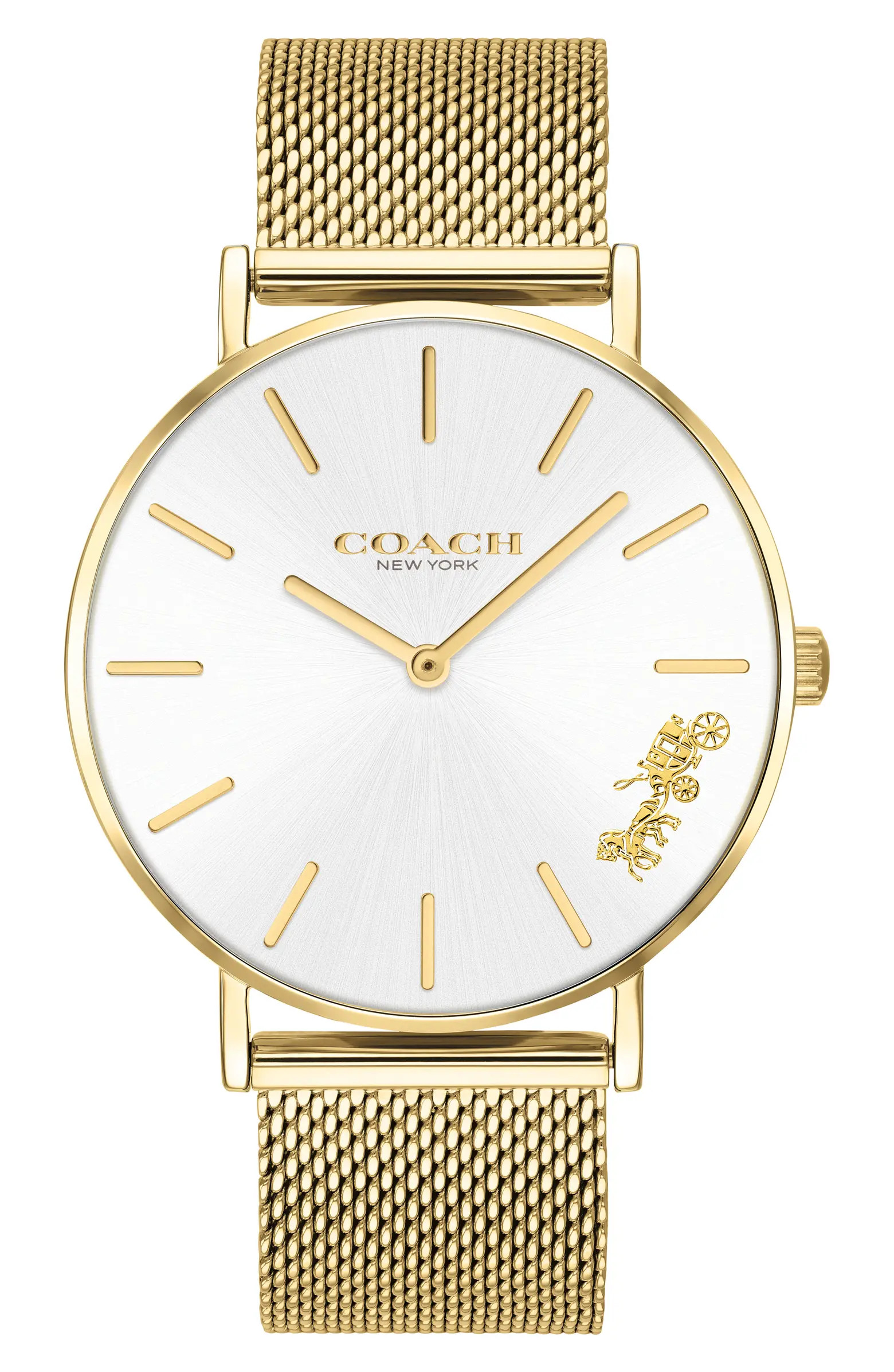 COACH Perry Mesh Band Watch, 36mm | Nordstrom | Nordstrom
