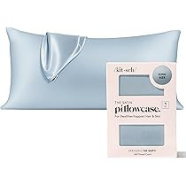 Kitsch Satin Pillowcase with Zipper for Hair & Skin - Softer Than Silk Pillow Cases, Smooth Cooli... | Amazon (US)