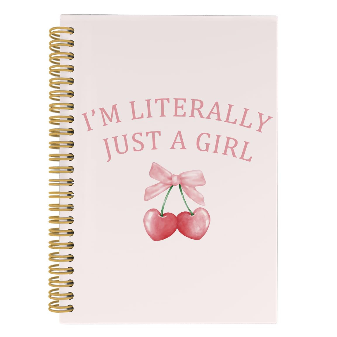 I’m Literally Just a Girl Notebook, Pink Coquette Bow Notebook, Preppy Journal, Trendy Funky 5.... | Amazon (US)