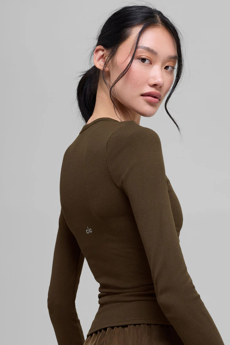 Ribbed Modal Long Sleeve | Alo Yoga (US)