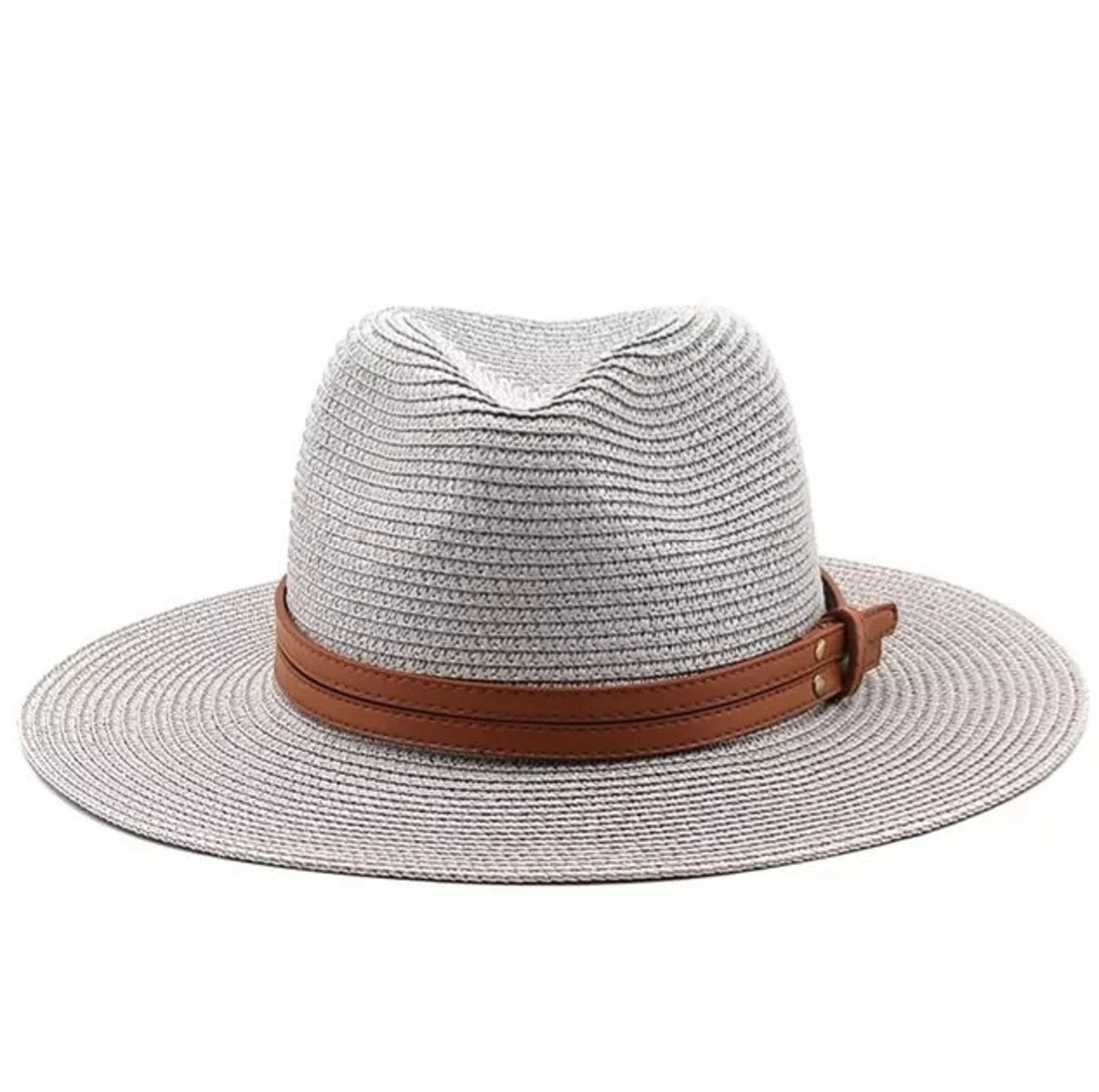 Lightweight Straw Panama Style Fedora Hat. Unisex. Lots of Colours - Etsy UK | Etsy (UK)