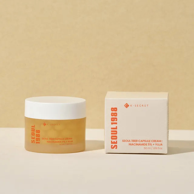 KSECRET - SEOUL 1988 Capsule Cream : Niacinamide 5% + Yuja - Crema Viso Doppia Texture | YesStyle | YesStyle.com