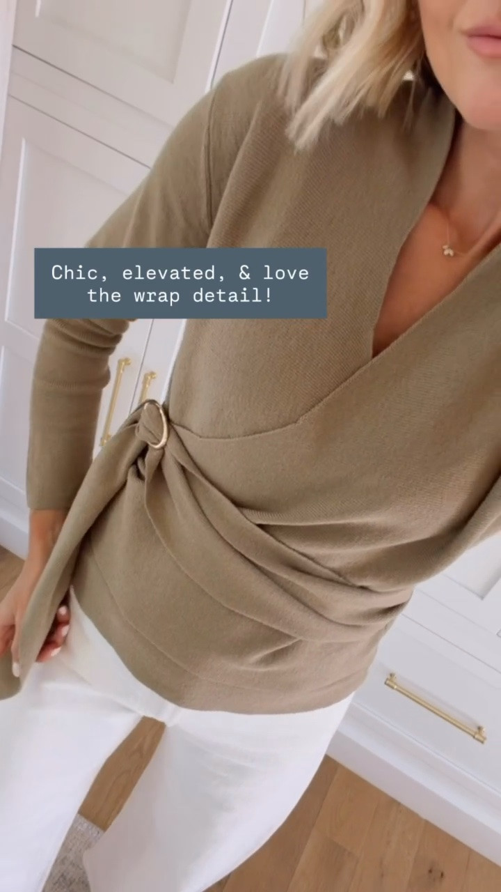 Such an elevated sweater for a great price! Love the wrap detail! Wearing S!

Loverly Grey, Zara, fall sweater, fall outfit, wrap sweater, chic sweater

#LTKSeasonal