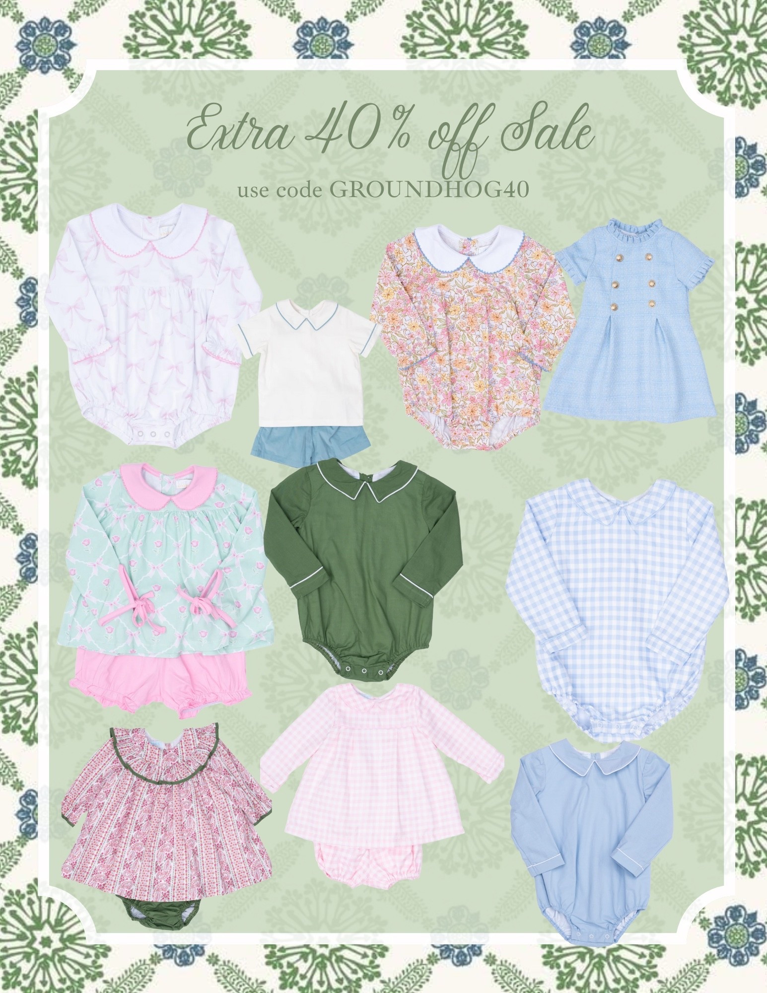 Extra 40% off sale at one of my favorite boutiques! 