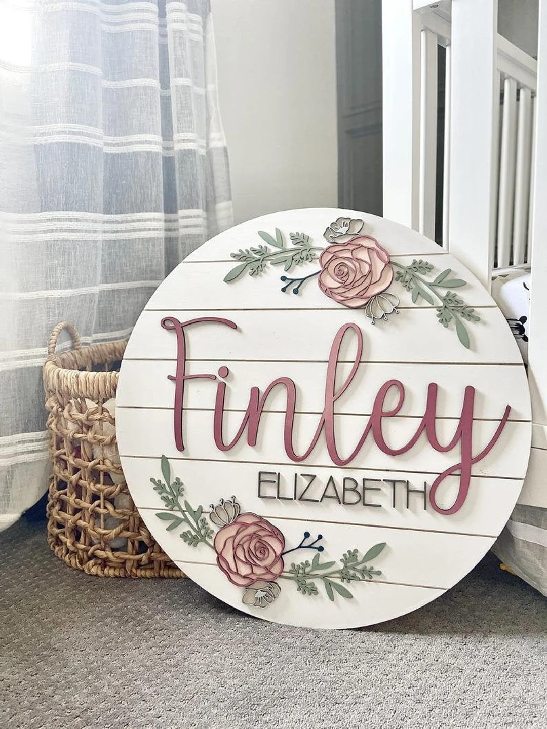 Custom Baby Name Sign Nursery Name Sign Baby Girl Sign - Etsy | Etsy (US)