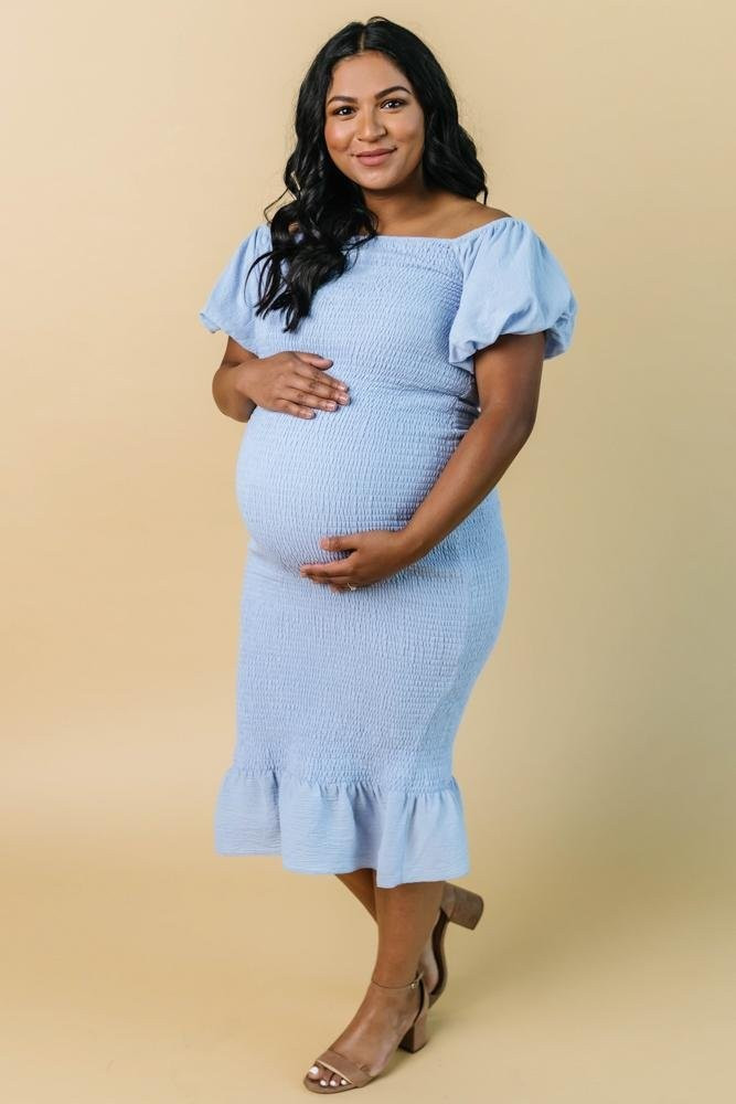 Alana Smocked Midi Dress | Baltic Born