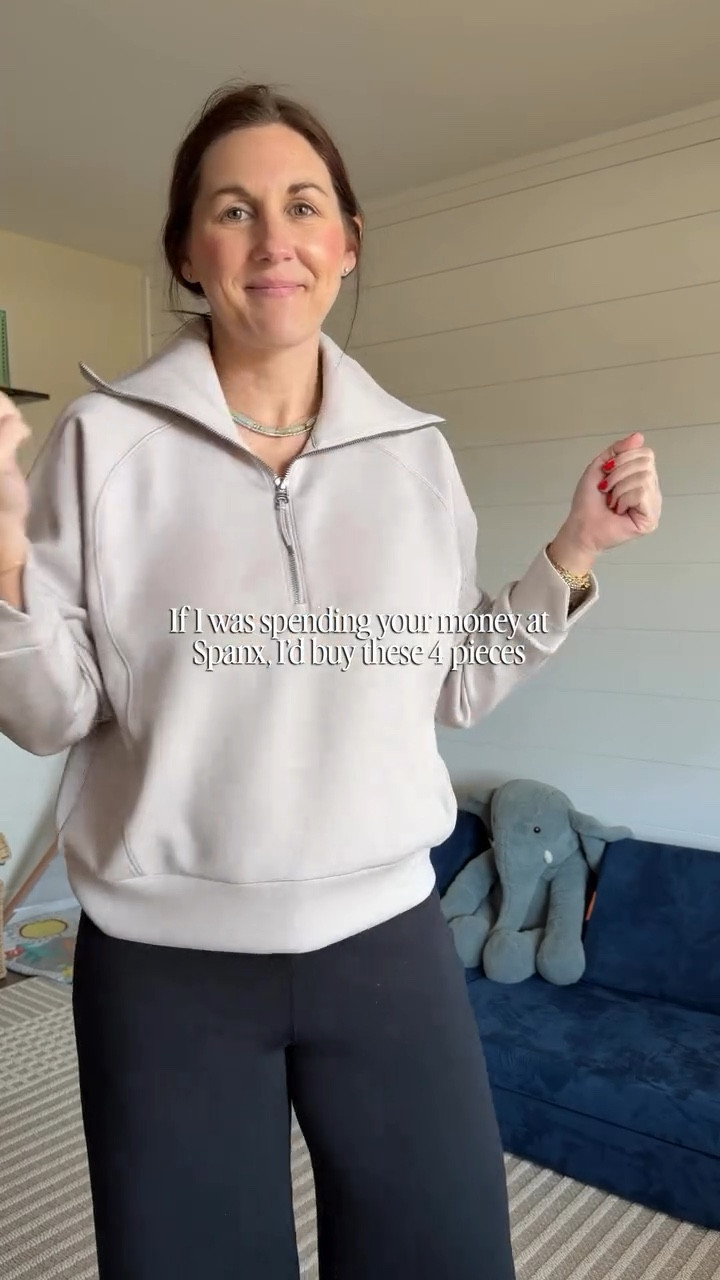 Which one is your favorite? 

If the goal is to look and feel put together with minimal effort, these pieces from @spanx make it so easy. 

AirEssentials Half Zip: L 
AirEssentials Wide Leg Pants: M Petite
90s Straight Leg Jeans: M Petite 
Pleated Skort: L


#millennialmom #reallifestyle #momstyle #spanxpartner #easyoutfitideas

#LTKSpringSale #LTKSaleAlert #LTKmomlife