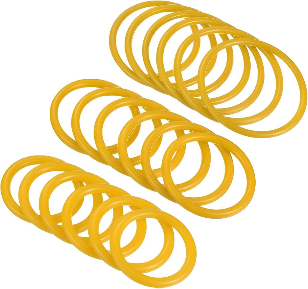 PATIKIL Carnival Ring-Toss Rings Kit Set Plastic Hoop for Outdoor Party Favor Game Booth | Amazon (US)
