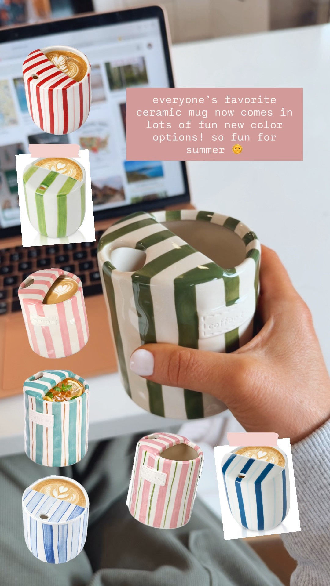 Bestselling ceramic mug from Amazon now comes in lots of new colors - so fun for summer! Would also be a cute Mother’s Day gift!

#LTKMothersDay #LTKHome #LTKfoodie