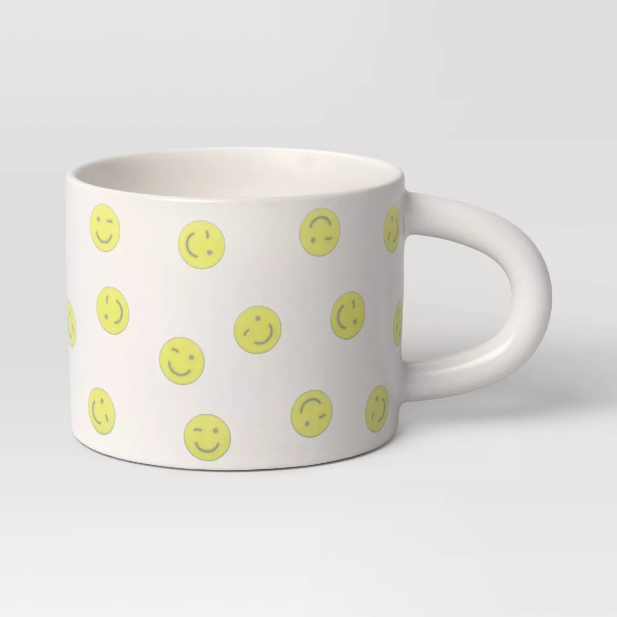 16oz Stoneware Smiley Face Mug - Room Essentials™ | Target