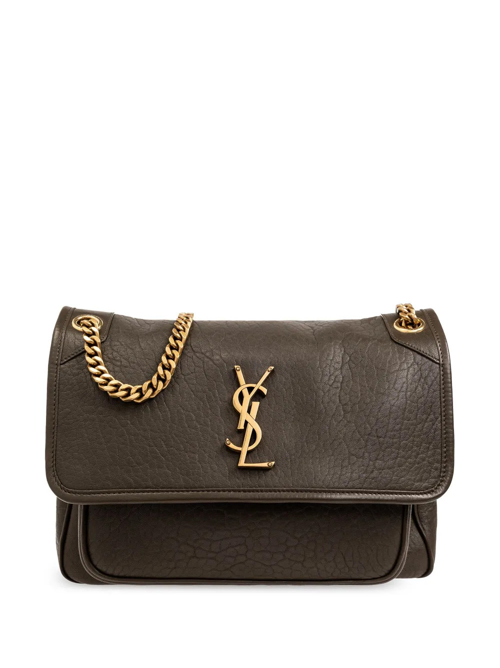 Saint Laurent Niki logo-plaque Leather Shoulder Bag - Farfetch | Farfetch Global