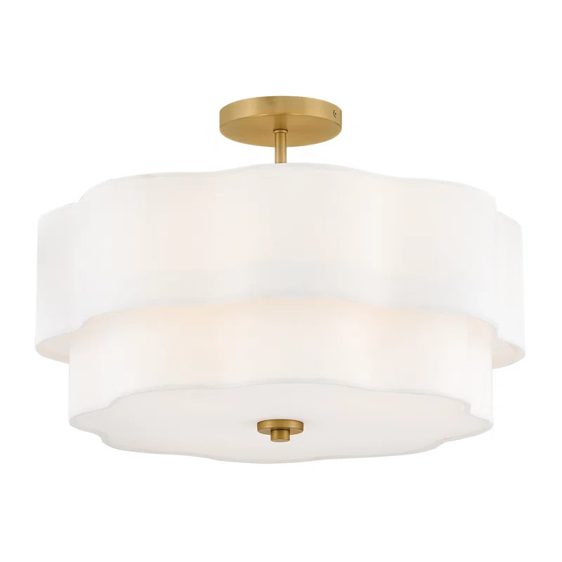 Hinkley Gwen Medium Semi-Flush Mount | Wayfair North America